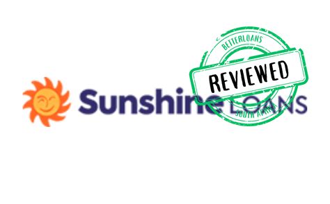 Get the all clear. . Sunshine loans reviews